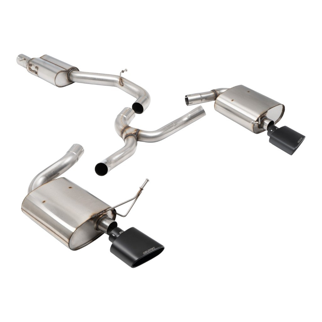 MILLTEK SSXSE290 Filter-Back Exhaust, 3'' (Cerakote Black Tips) for SEAT Leon Cupra ST OPF/GPF 2020-2024 Photo-0 