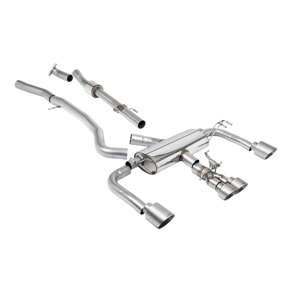 MILLTEK SSXTY151 Cat-Back Exhaust, 3" (Brushed Titanium GT Tips) for TOYOTA GR Corolla 1.6 Turbo 2023- Photo-0 