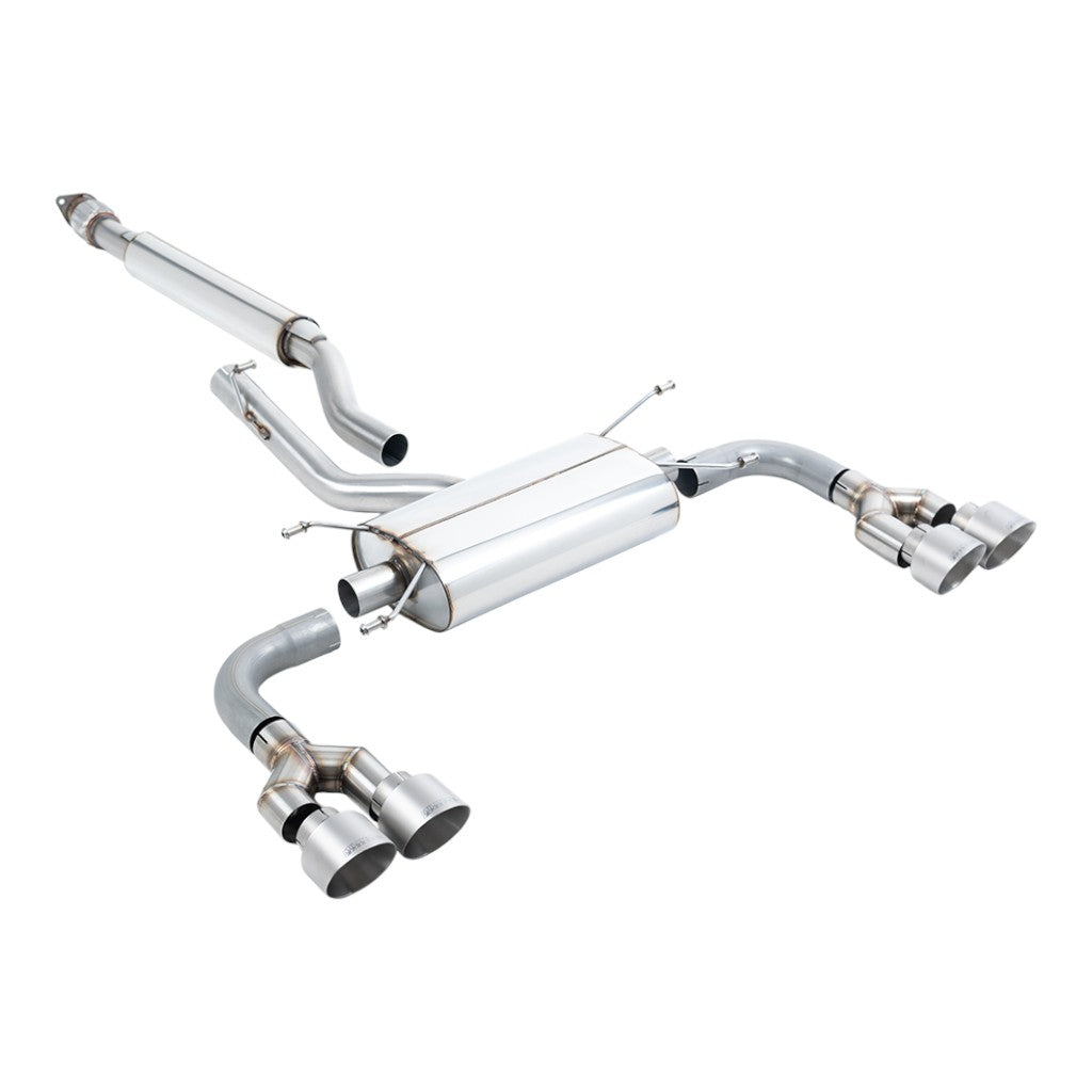 MILLTEK SSXTY164 Secondary Cat-Back Exhaust, 2.5" (Brushed Titanium Tips) for TOYOTA GR86 2.4L 2022- Photo-0 