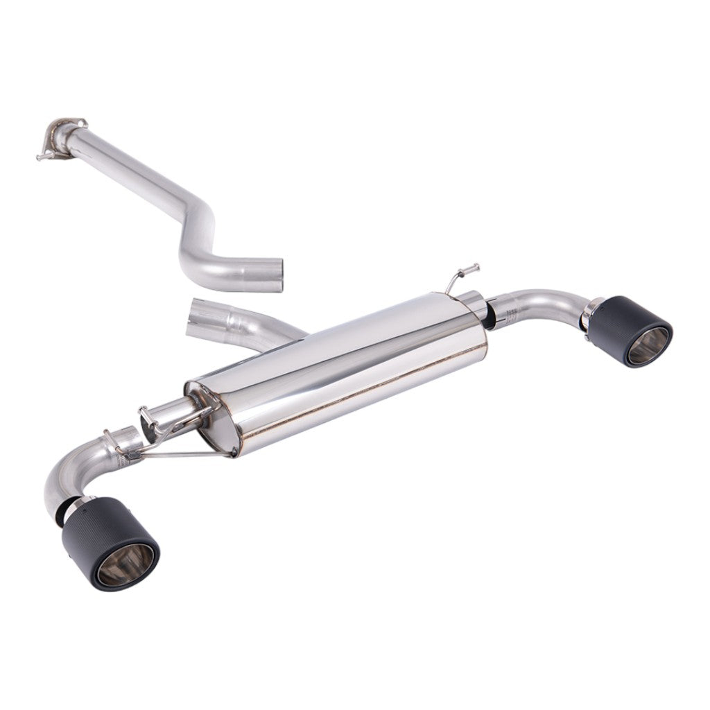 MILLTEK SSXTY209 Filter-Back Exhaust, 3" (Carbon JET-115 Trims) for TOYOTA GR Yaris (XP210) OPF/GPF 2024- Photo-0 
