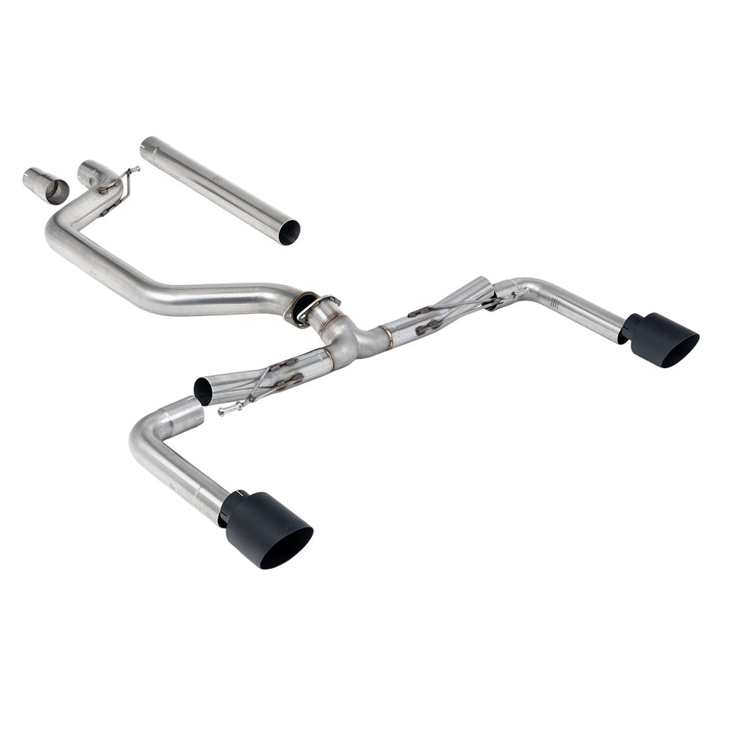 MILLTEK SSXVW679 Filter-Back Exhaust, 3.15" (Cerakote GT-115 Trims) for VW Golf GTI (MK8 / MK8.5) Photo-0 
