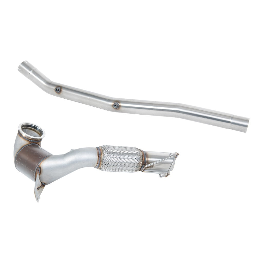 MILLTEK SSXVW708 Catted Downpipe, 3.15" for VW T-Roc R 2.0 OPF/GPF 2022- Photo-0 