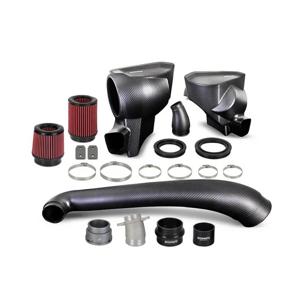 MISHIMOTO MMAI-G80-21CFG Performance Air Intake, Gloss Carbon Fiber for BMW M2 (G87) / M3 (G80) / M4 (G82 / G83) 2021- Photo-0 