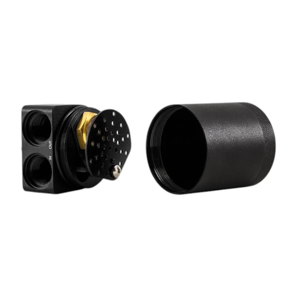 MISHIMOTO MMBCC-F80-15P Baffled Oil Catch Can Black for BMW M3 / M4 (F80 / F82 / F83) 2015–2020 Photo-2 