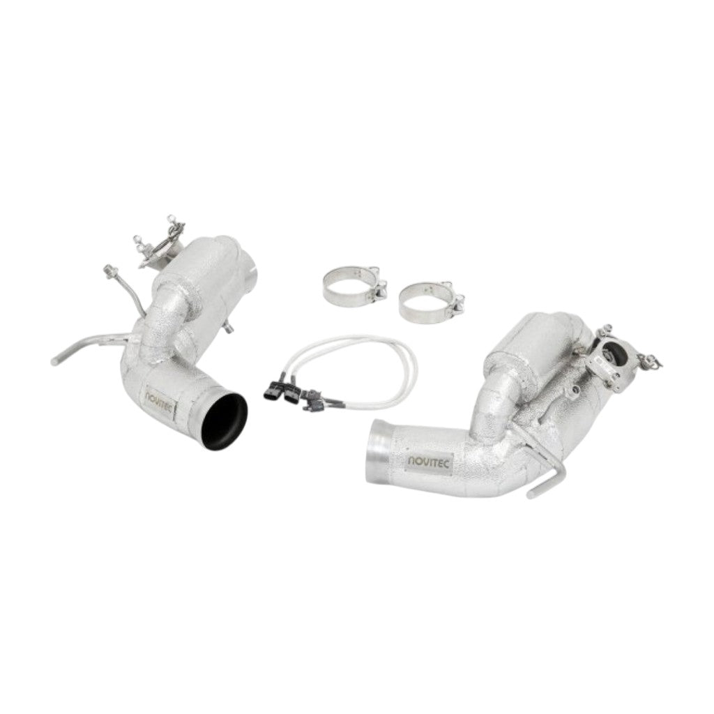 NOVITEC F1 296 76 Exhaust System With Flap-Regulation, Gold-Plated Inconel for FERRARI 296 2021- Photo-0 