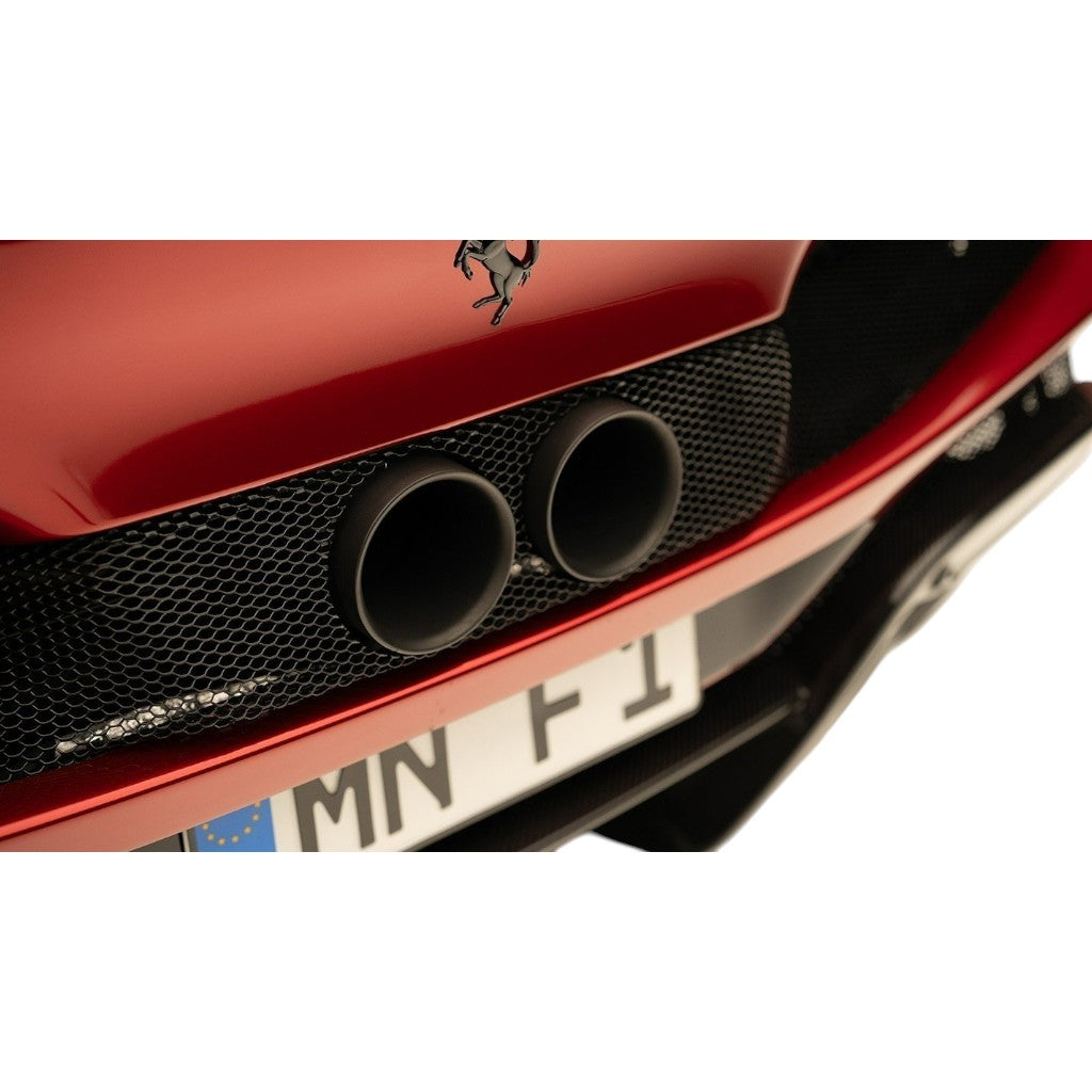 NOVITEC F1 296 52 Tailpipes, Stainless Steel, Black, 2pcs for FERRARI 296 2021- Photo-1 