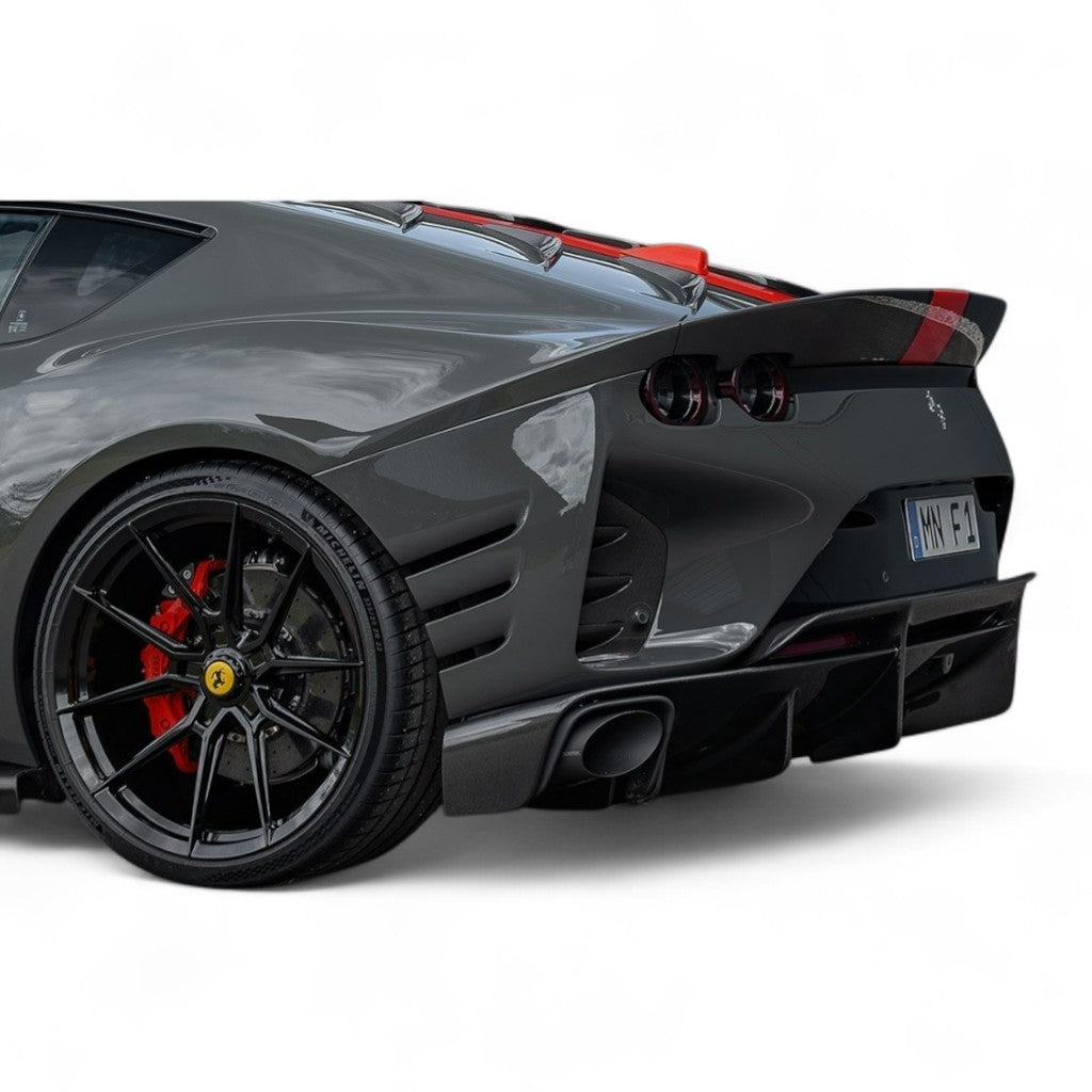 NOVITEC F1 812 51 Exhaust System, With Flap-Regulation, Gold-Plated Inconel for FERRARI 812 Competizione 2021-2023 Photo-1 