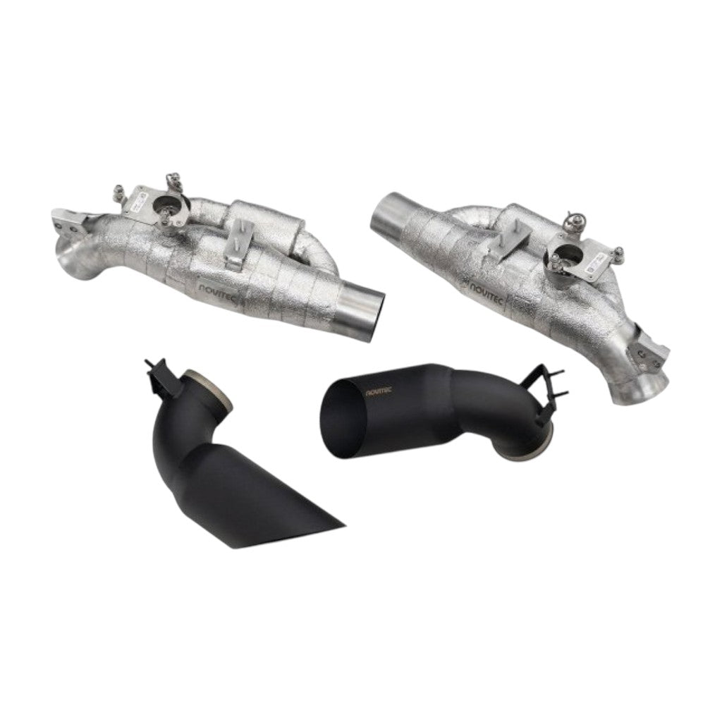 NOVITEC F1 812 01 Exhaust System, With Flap-Regulation, Stainless Steel for FERRARI 812 Competizione 2021-2023 Photo-0 