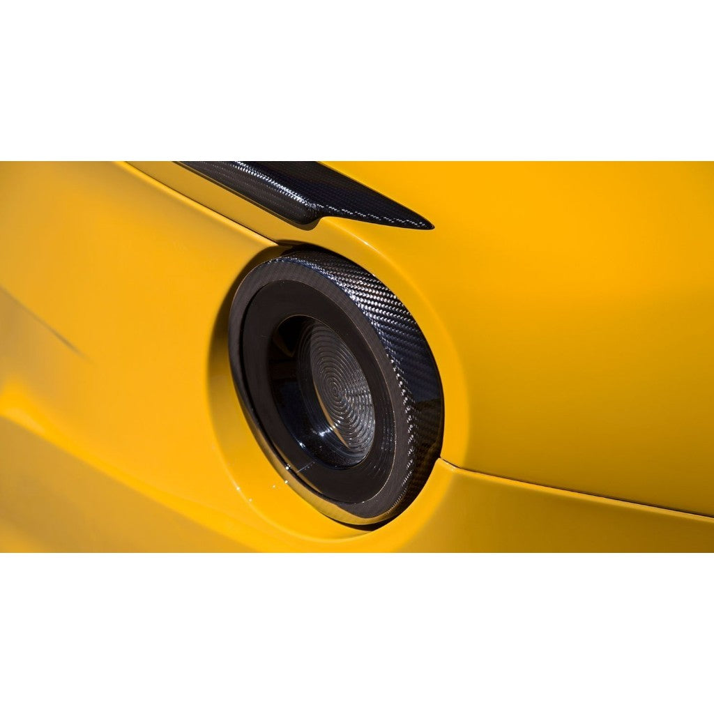 NOVITEC F6 222 25 Cover Taillights, Visible Carbon for FERRARI F12 2012-2017 Photo-1 