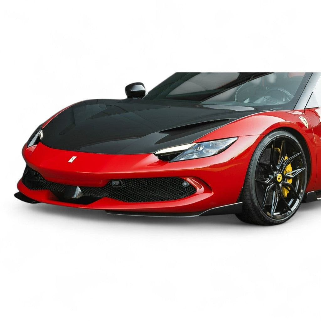 NOVITEC F6 296 72 Trunk Lid N-Largo, Primed for Painting / Visible Carbon (Air Intake) for FERRARI 296 2021- Photo-1 