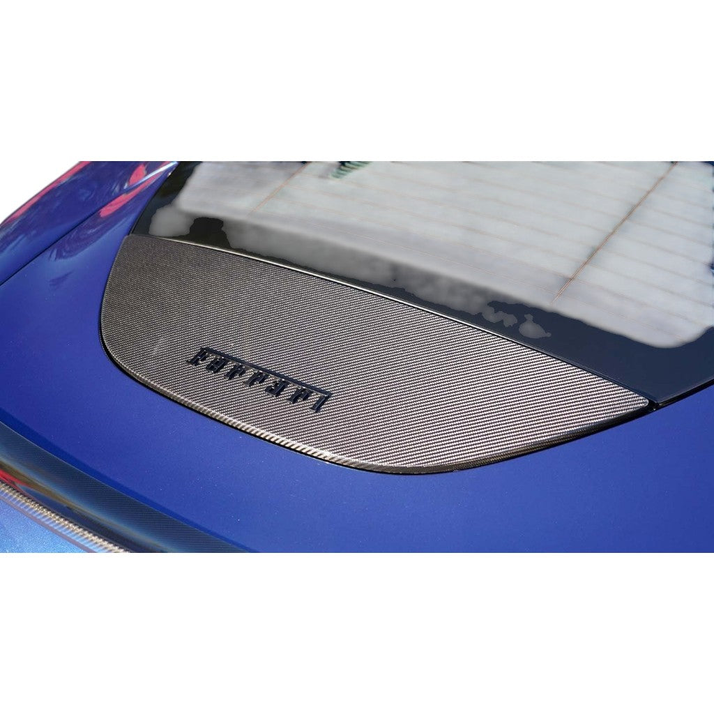 NOVITEC F6 333 68 Rear Wing Cover, Visible Carbon for FERRARI Roma 2020- Photo-1 