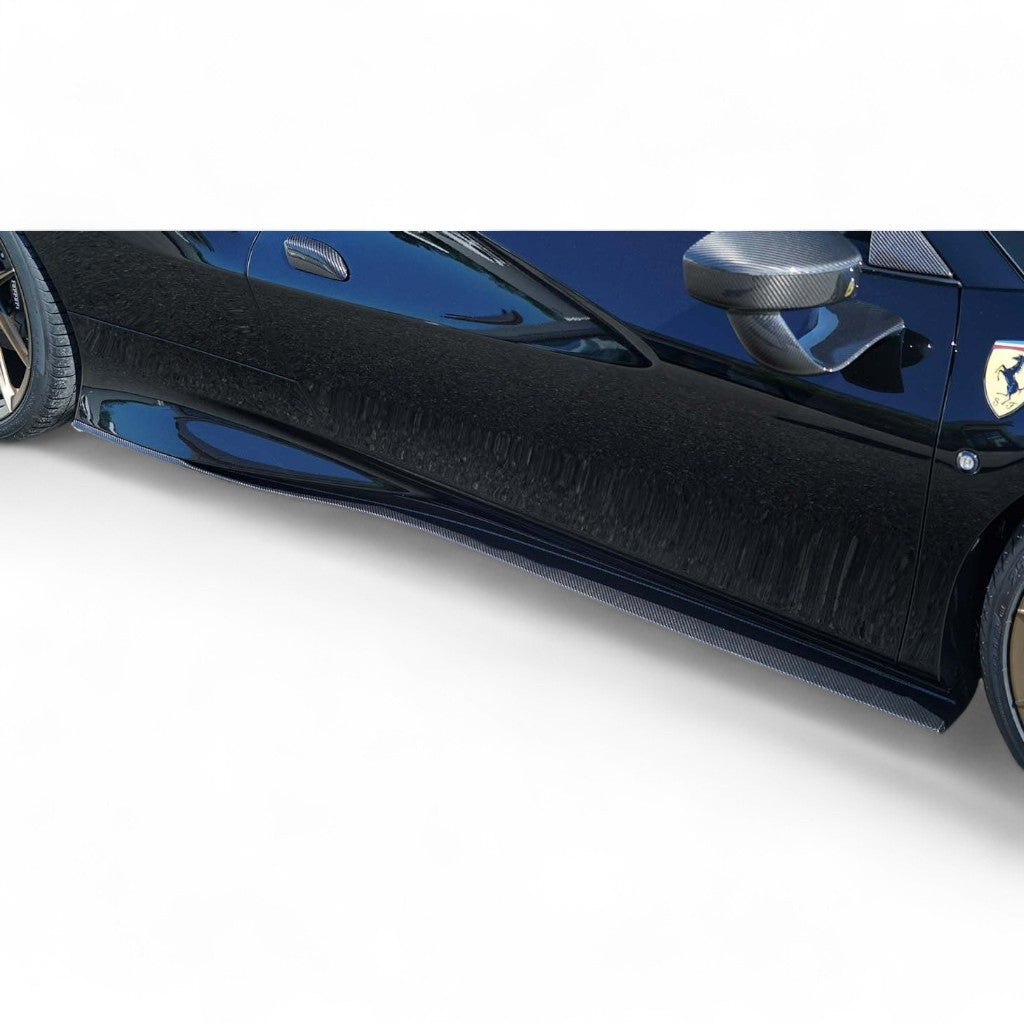 NOVITEC F6 444 33 Side Panels, Visible Carbon for FERRARI F8 2019- Photo-1 