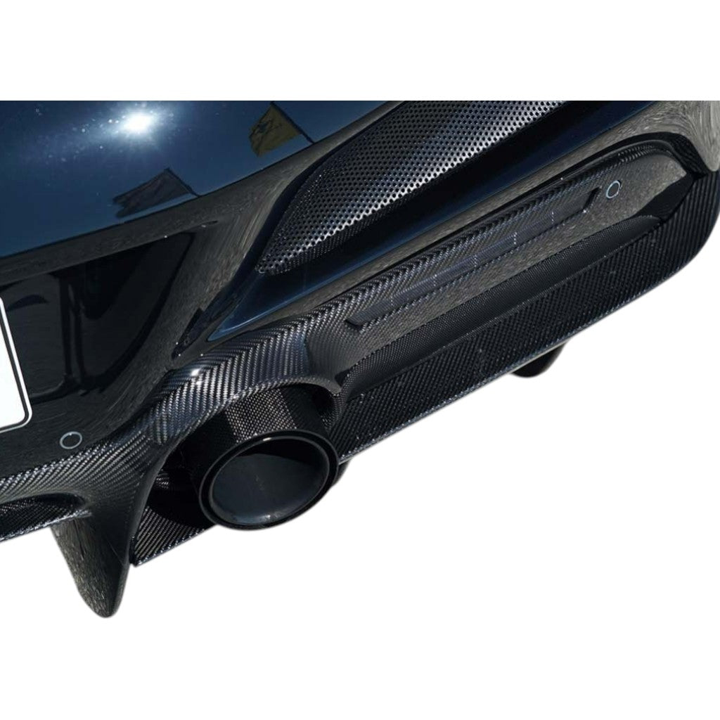 NOVITEC F6 444 36 Diffuser Attachment, Visible Carbon for FERRARI F8 2019- Photo-1 