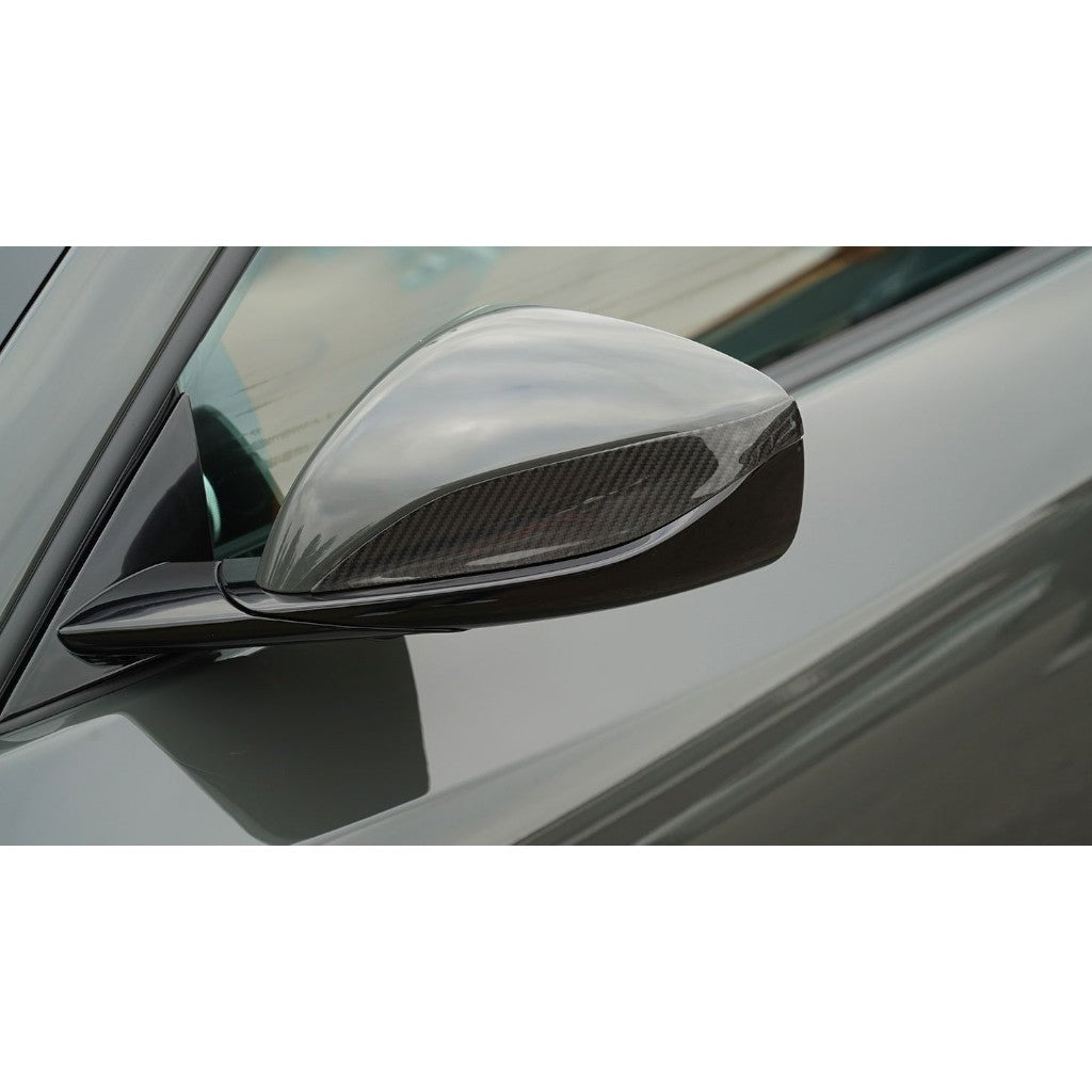 NOVITEC F6 555 23 Cover for Mirrors Set, Visible Carbon for FERRARI GTC4 Lusso 2016-2020 Photo-1 