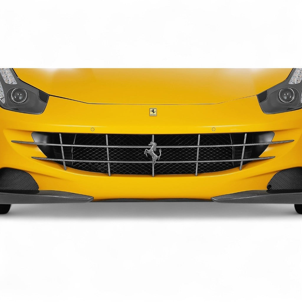 NOVITEC F6 777 31 Replacement Front Grill, Visible Carbon (Cars With Front View Camera) for FERRARI FF 2011-2016 Photo-1 