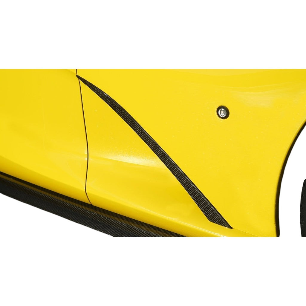NOVITEC F6 812 22 Insert for Air-Outlet Front Fenders, Visible Carbon for FERRARI 812 Superfast / GTS 2017-2024 Photo-1 