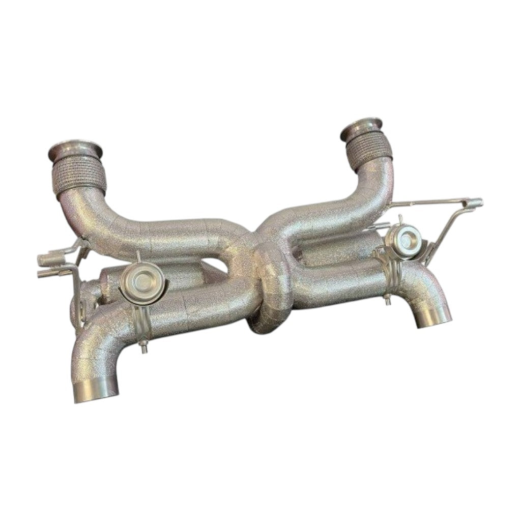 NOVITEC L1 222 52 Exhaust System, With Flap-Regulation, Stainless Steel for LAMBORGHINI Huracan Evo / Tecnica / Performante / STO / Sterrato Photo-0 