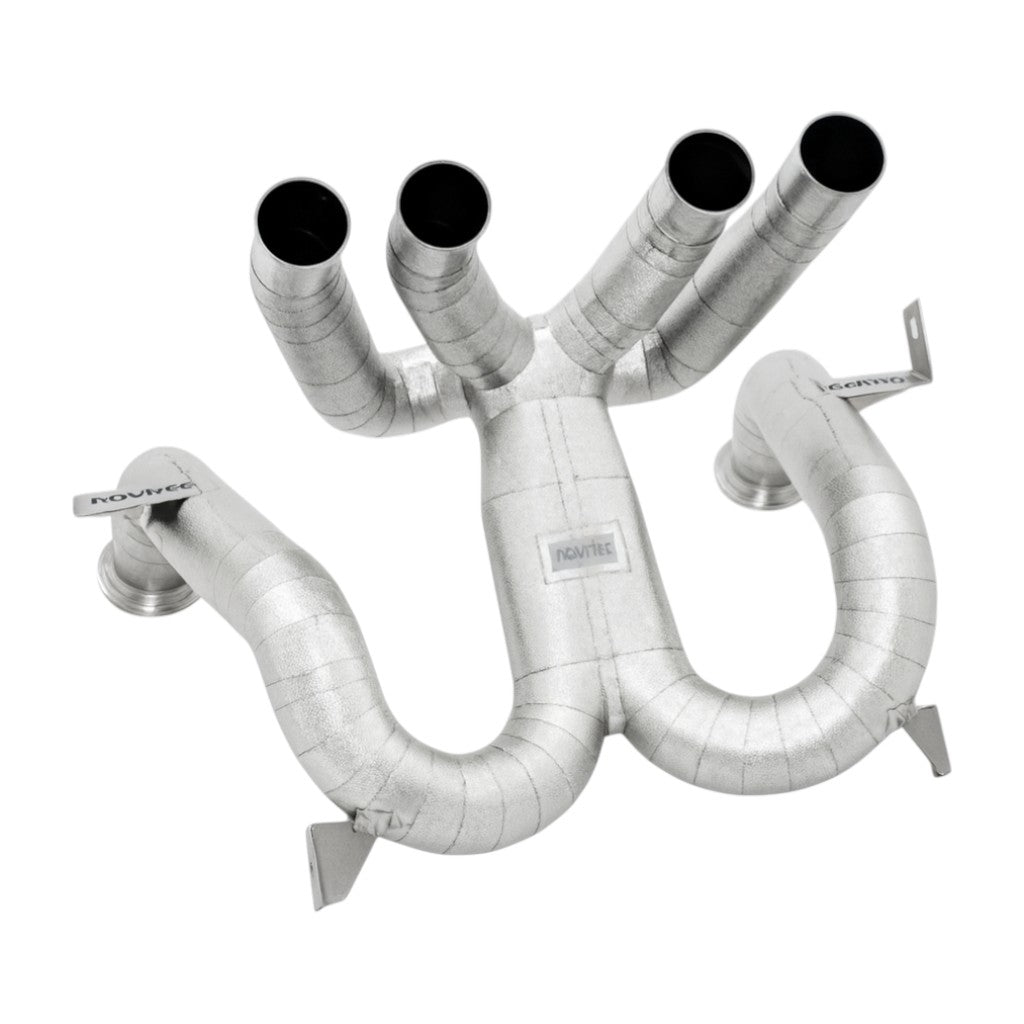 NOVITEC L1 444 11 Exhaust System Race, Without Flap-Regulation, Stainless Steel for LAMBORGHINI Revuelto 2023- Photo-0 