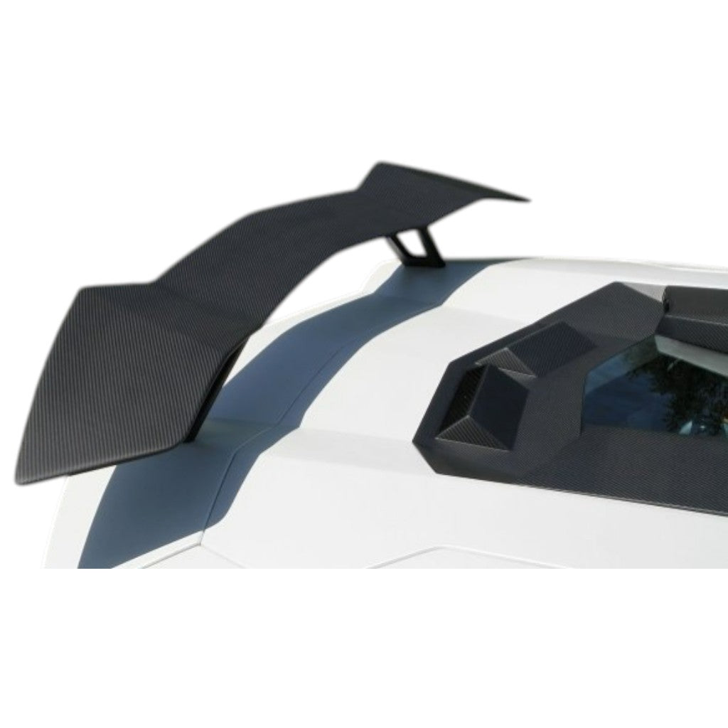 NOVITEC L6 111 28 Rear Wing, Visible Carbon for LAMBORGHINI Aventador Coupe / Roadster 2011-2021 Photo-1 