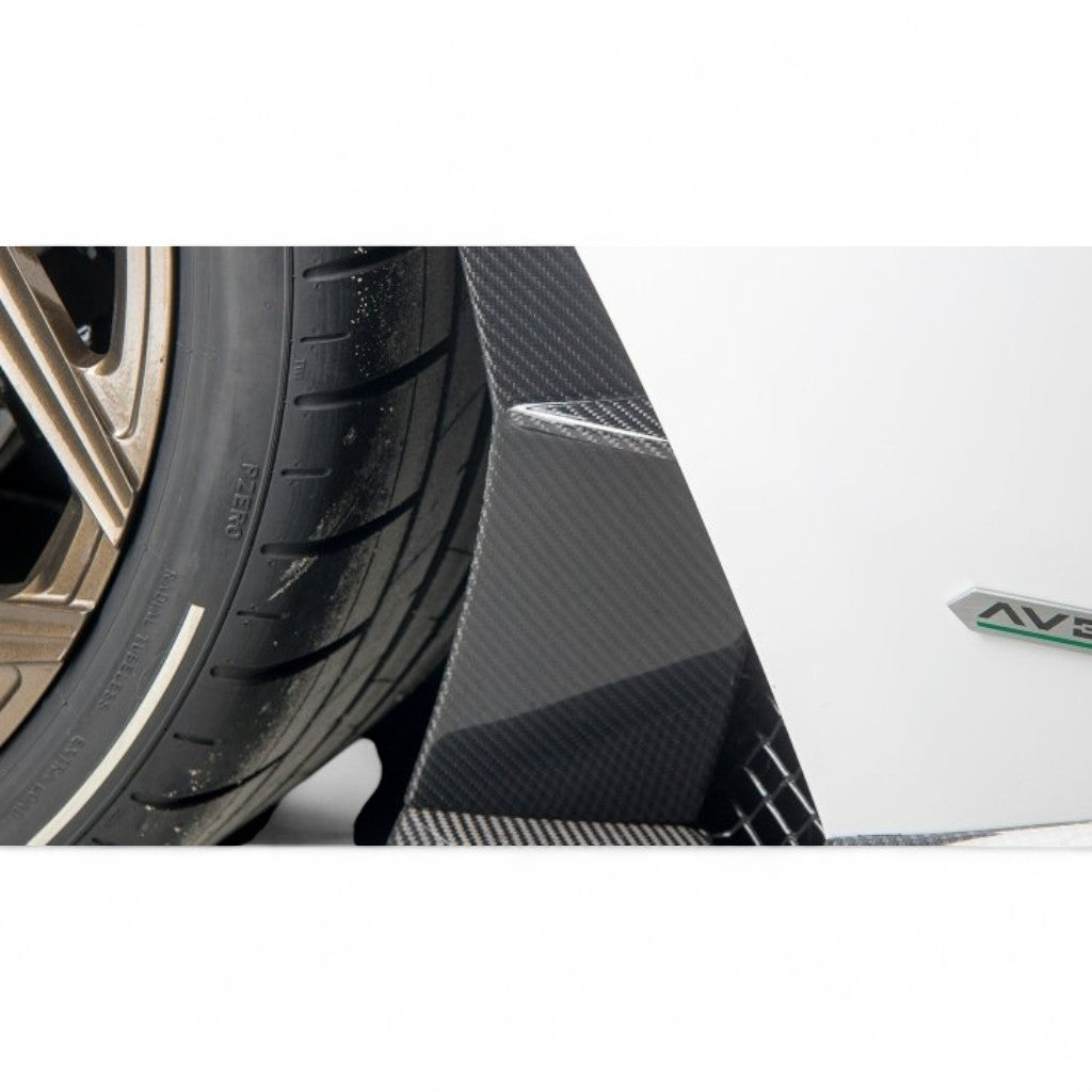 NOVITEC L6 111 60 Side Panel Inserts, Visible Carbon for LAMBORGHINI Aventador S Coupe / Roadster 2016-2021 Photo-1 