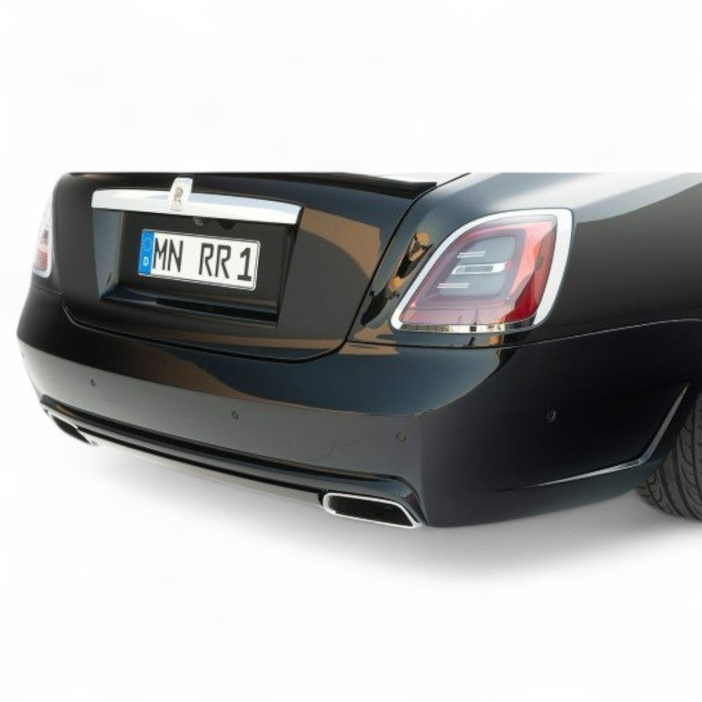 NOVITEC R6 111 45 Rear Bumper, Carbon (for Cars With Visible Tailpipes) for ROLLS-ROYCE Ghost (RR21) 2020- Photo-0 