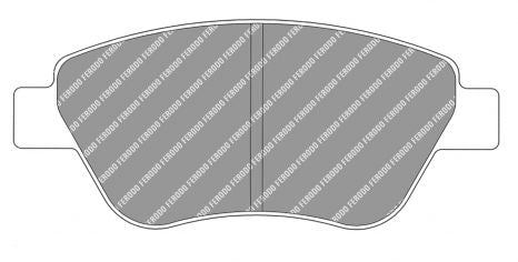 FERODO FCP1466H Front Brake Pads DS2500 for ALFA ROMEO MiTo (955) / FIAT Stilo (192) / ABARTH 500C / 595C / 695C (312) Photo-0 