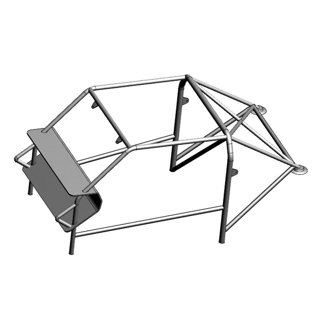 OMP AB0-0106-154B Roll Cage for VW Golf (MK2) 1984-1991 Photo-0 