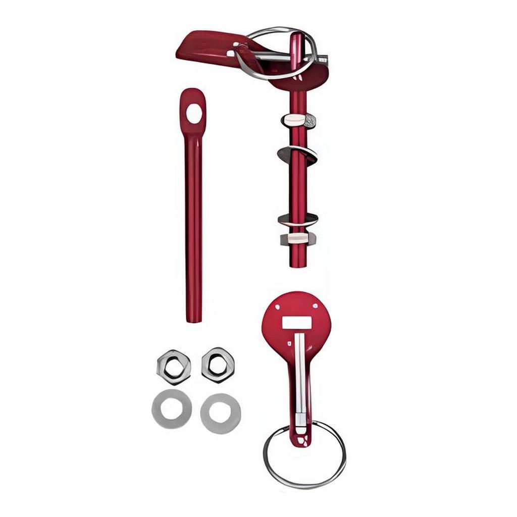 OMP EB0-0492-061 Bonnet Pins, Red Photo-0 