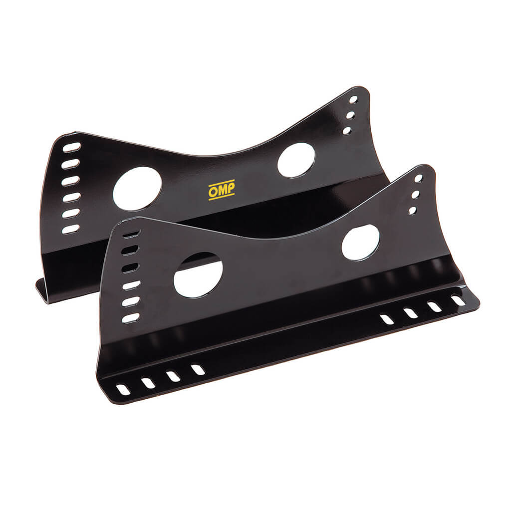 OMP HC0-0731-B01 Seat Brackets with Lateral Attachments 3 mm, Steel, Black Photo-0 
