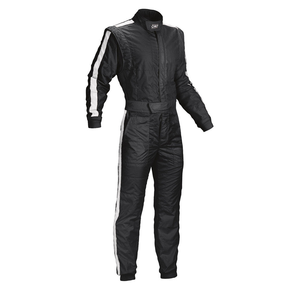 OMP IA0-1842-B01-071-54 Racing Suit One Vintage MY2021, FIA 8856-2018, Black / White, Size 54 Photo-0 