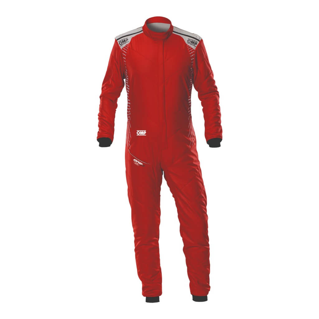 OMP IA0-1876-A01-063-46 Racing Suit One-S Air, FIA 8856-2018, Red/White, Size 46 Photo-0 