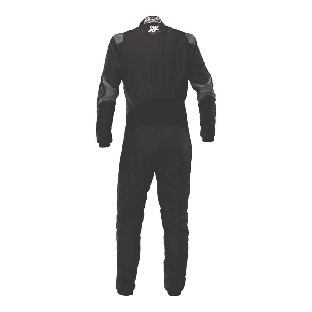 OMP IA0-1879-A01-071-46 Racing Suit One Evo Air, FIA 8856-2018, Black/Medium Gray, Size 46 Photo-1 