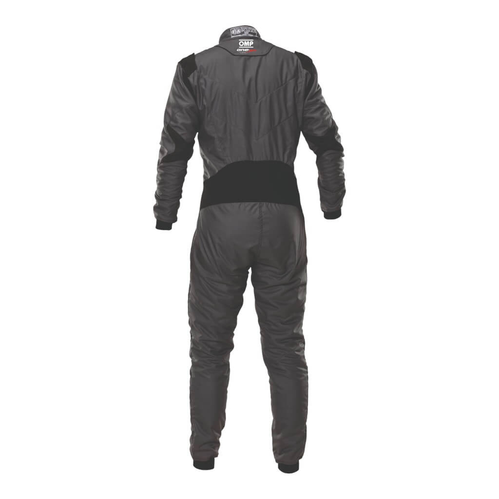 OMP IA0-1879-A01-282-52 Racing Suit One Evo Air, FIA 8856-2018, Medium Gray/Black, Size 52 Photo-1 