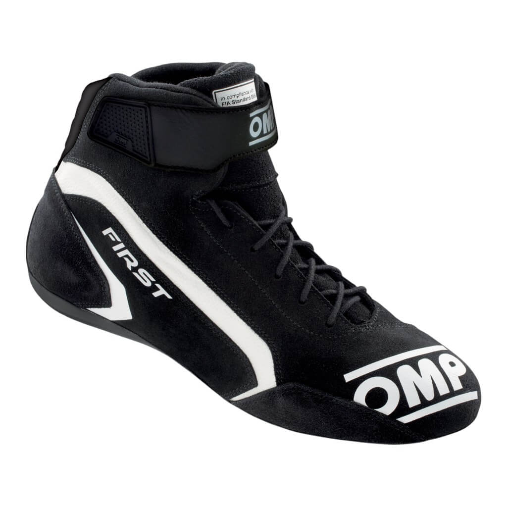 OMP IC0-0824-A01-071-42 Racing Shoes First MY2021, FIA 8856-2018, Black, Size 42 Photo-0 
