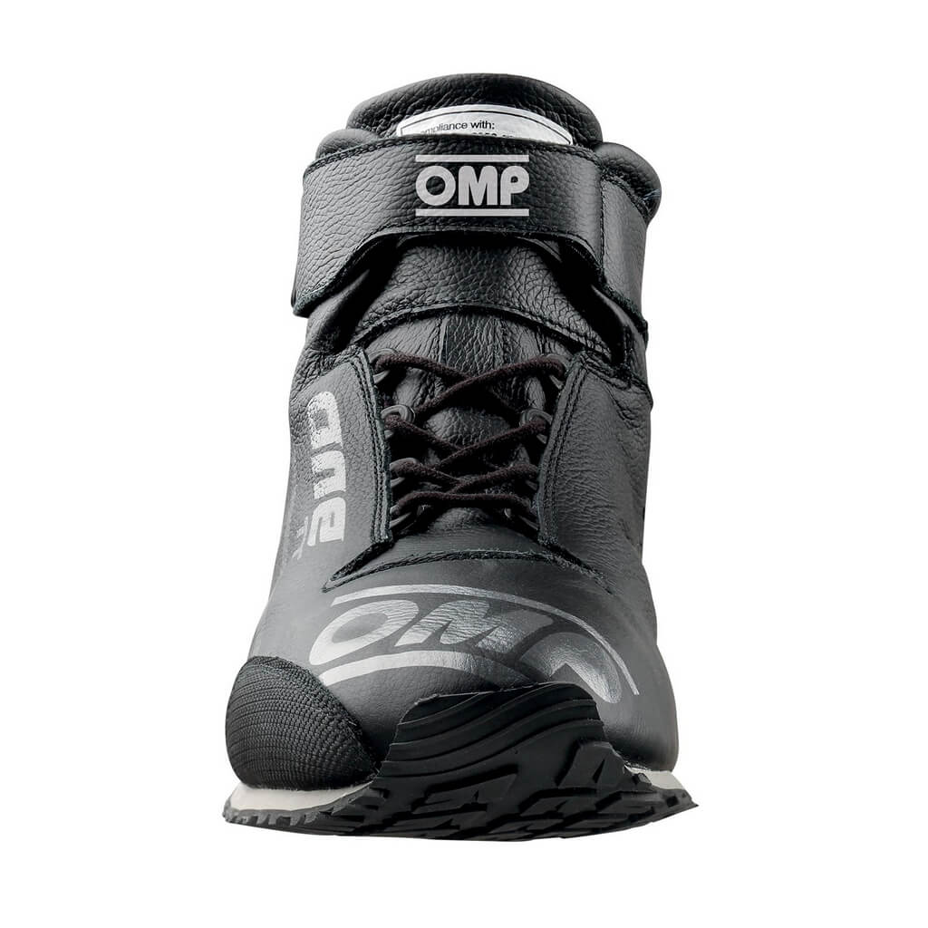 OMP IC0-0828-A01-071-38 Racing Shoes for Co-Driver One TT, FIA 8856-2018, Black, Size 38 Photo-1 