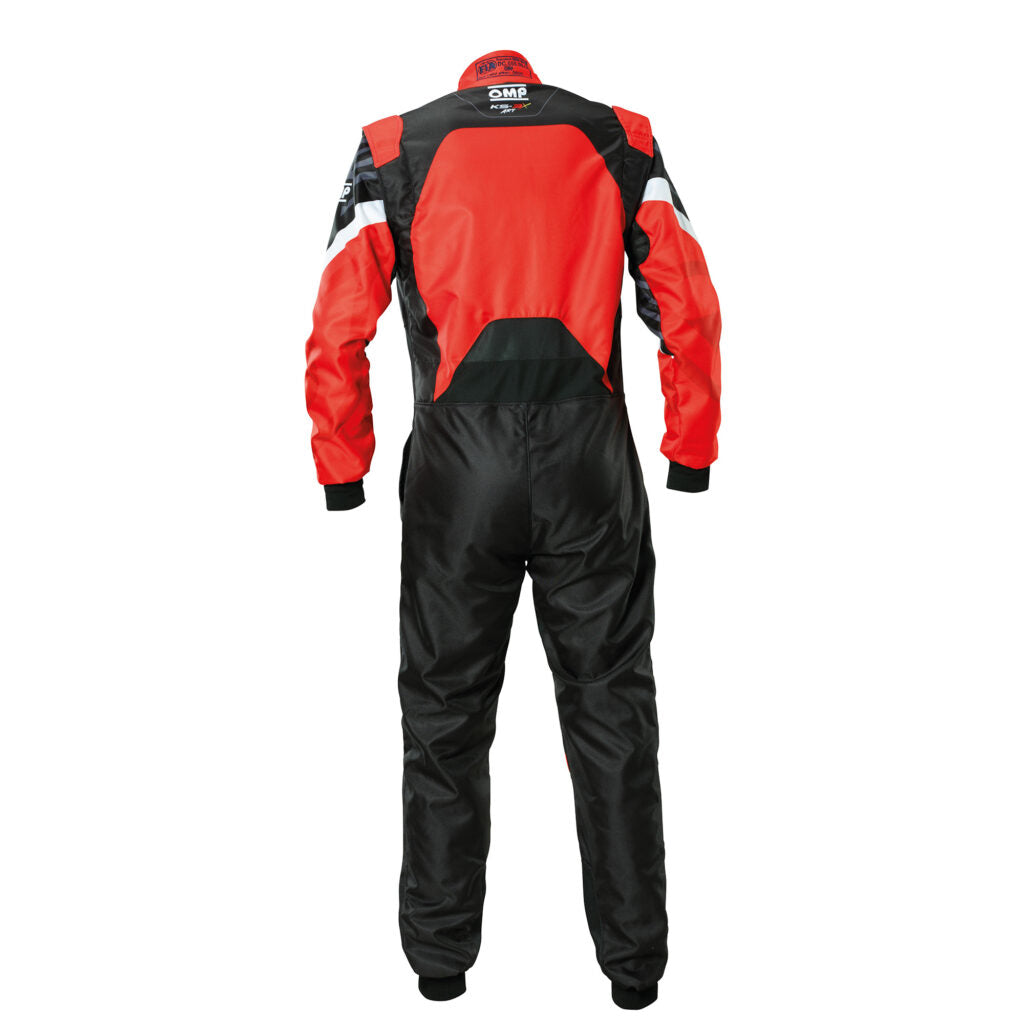 OMP KA0-1733-A01-073-54 Karting Suit KS-3X Art, FIA 8877-2022, Black / Red, Size 54 Photo-1 