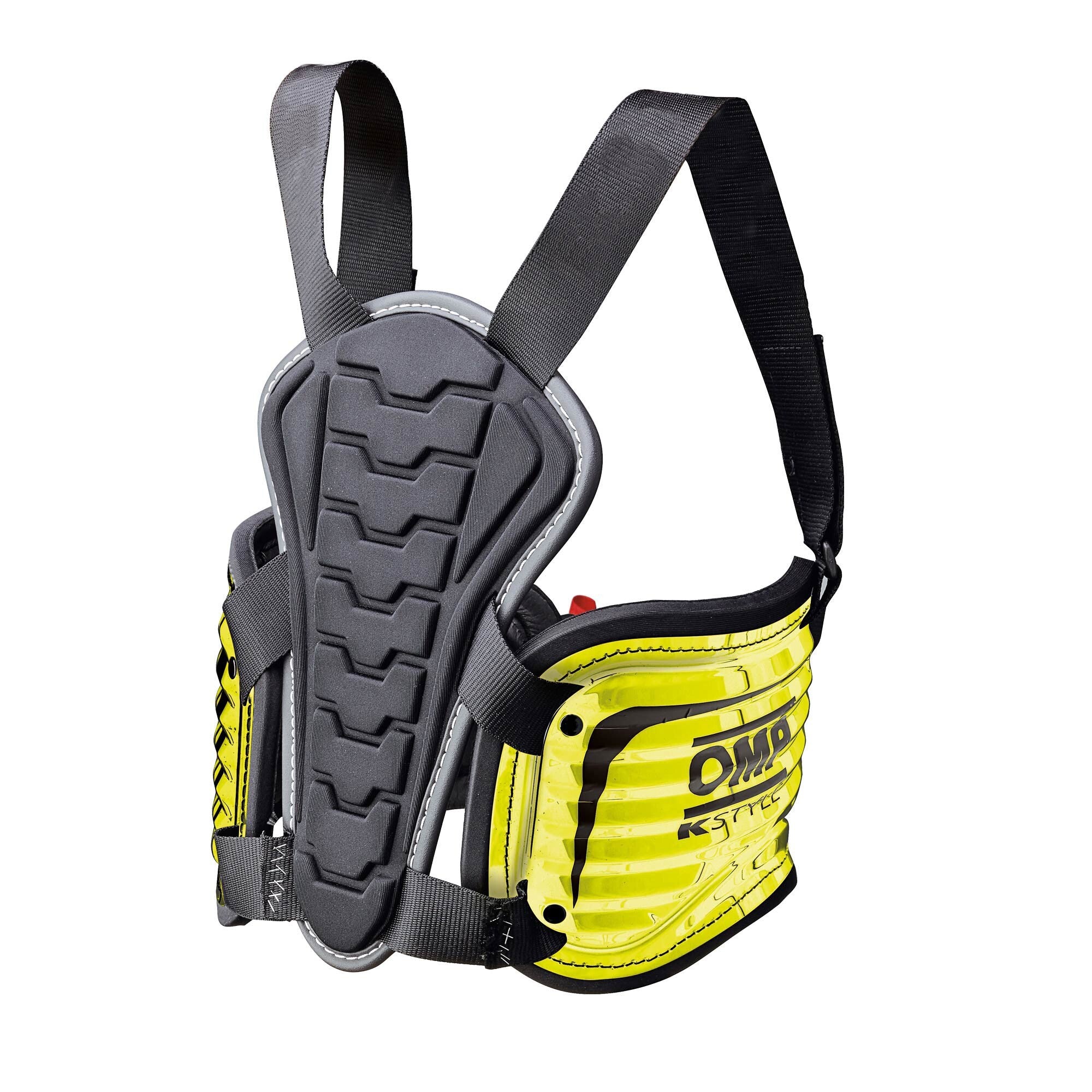 OMP KK0-0048-A01-178-ML Karting Rib Protection, Yellow, Size M/L Photo-0 