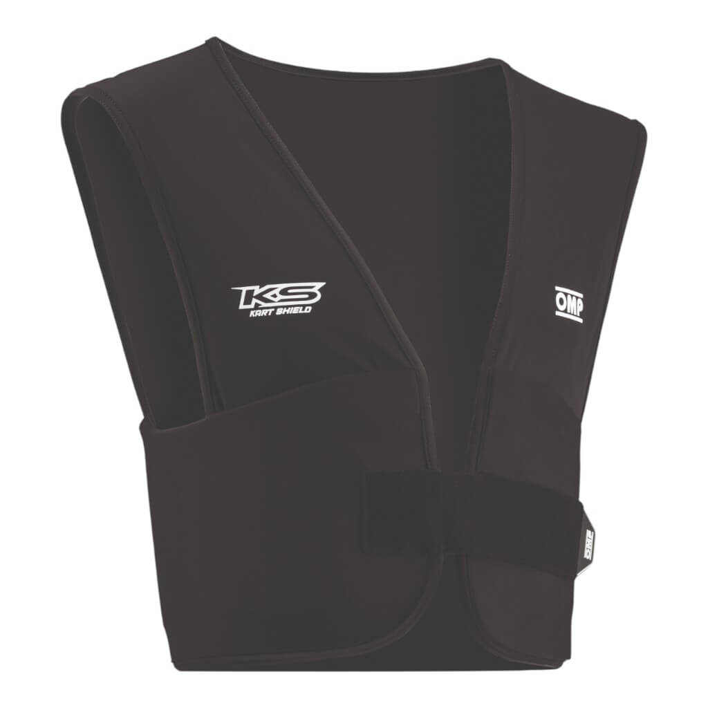 OMP KK0-4012-071-S Kart Rib Vest, Black, Size S Photo-0 