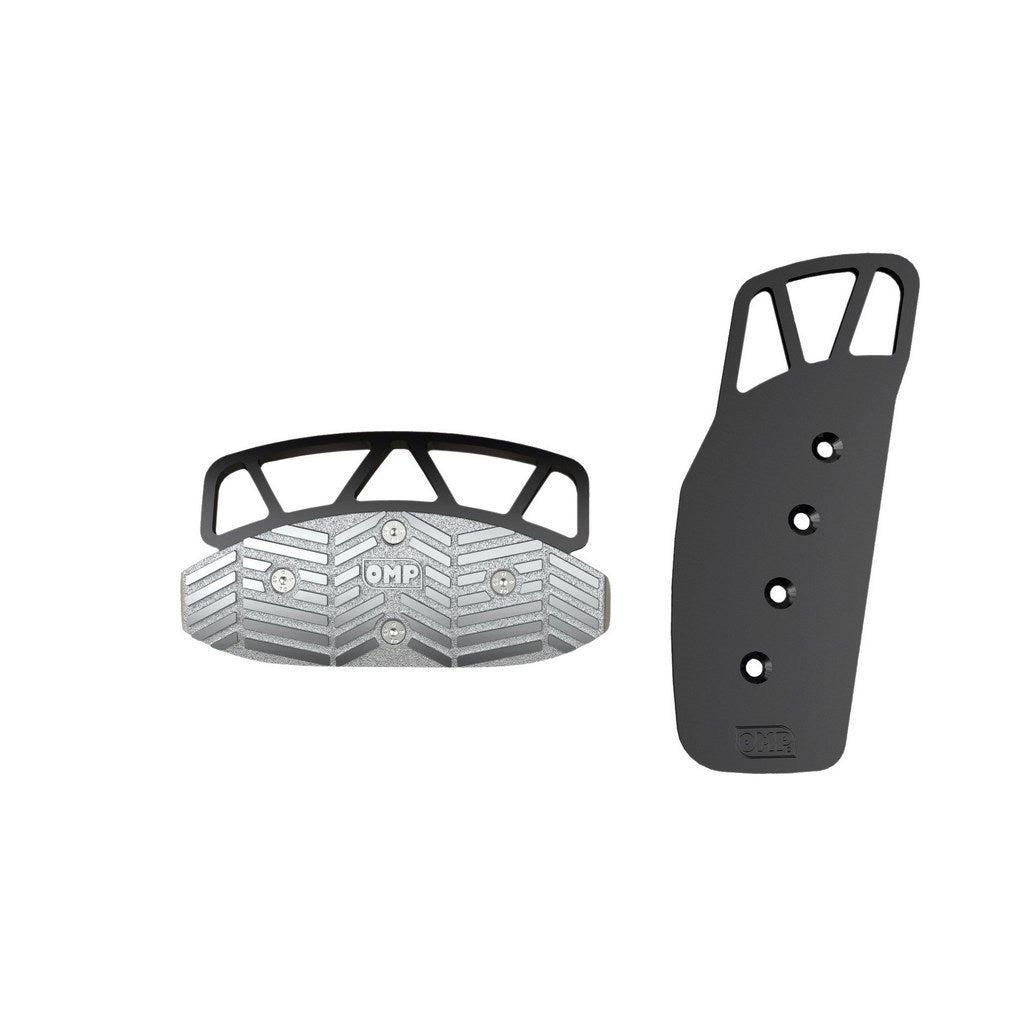 OMP OA0-1072-071 2 Pedal Set, Anodized Aluminium, Black Photo-0 