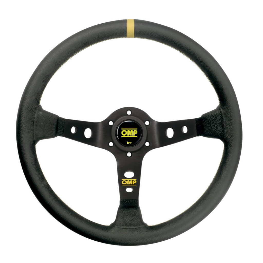 OMP OD0-1956-071 Steering Wheel Corsica 350mm, Black Suede Photo-0 