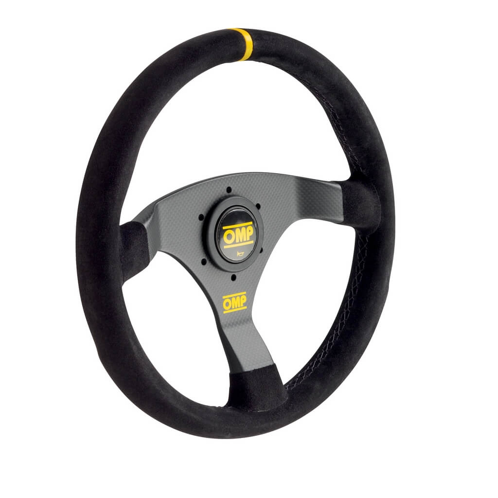 OMP OD0-2032-071 Steering Wheel Carbon-S 320mm, Black Suede Photo-0 