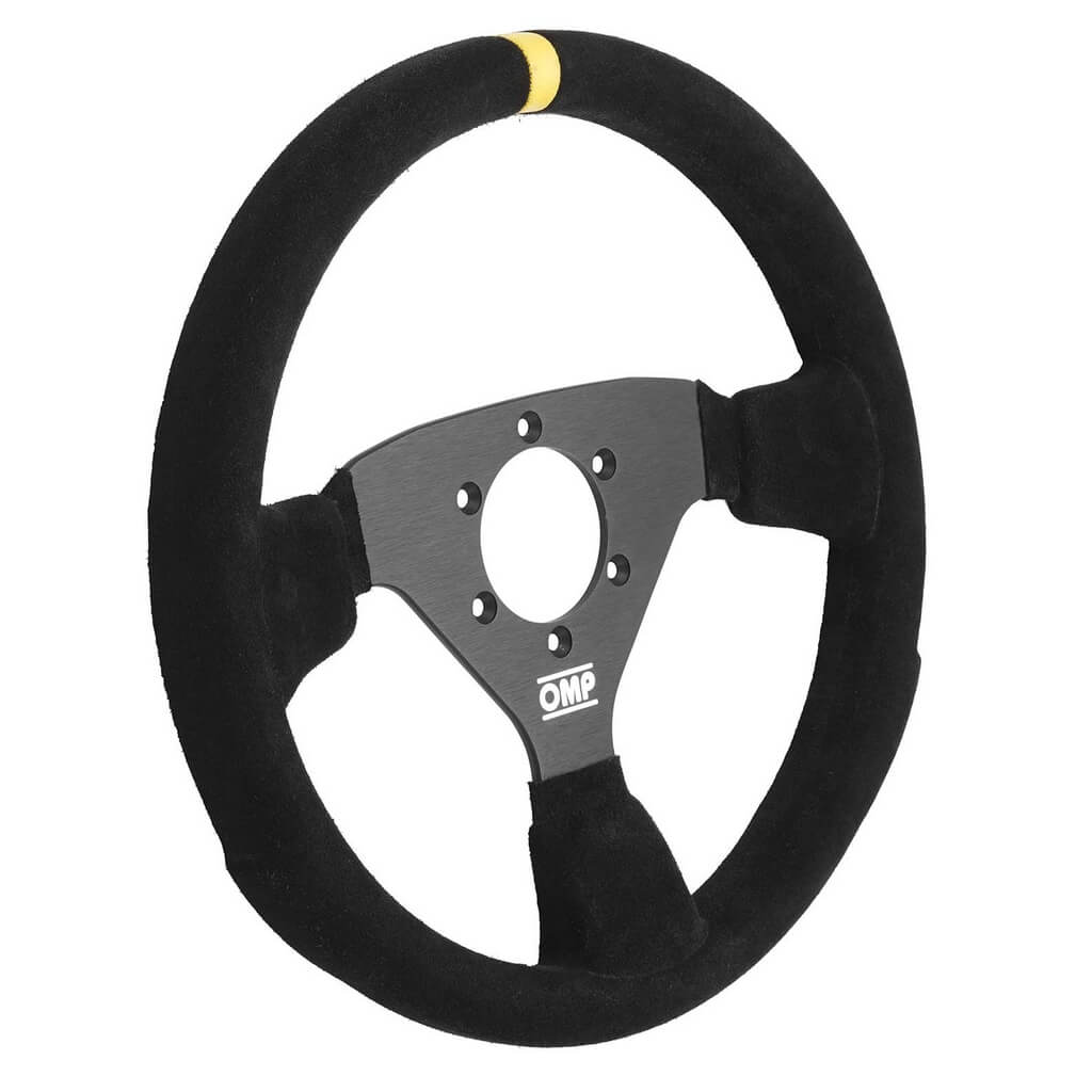 OMP OD0-2042-A03-071 Steering Wheel Alu Rally 320mm, Black Suede Photo-0 