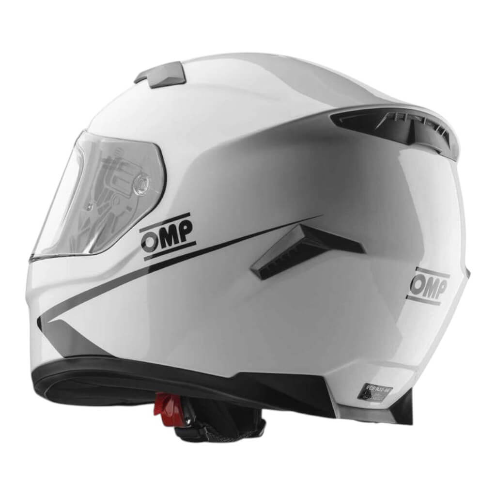 OMP SC0-0616-A01-020-M Full-Face Karting Helmet Circuit Evo2, White, Size M Photo-1 