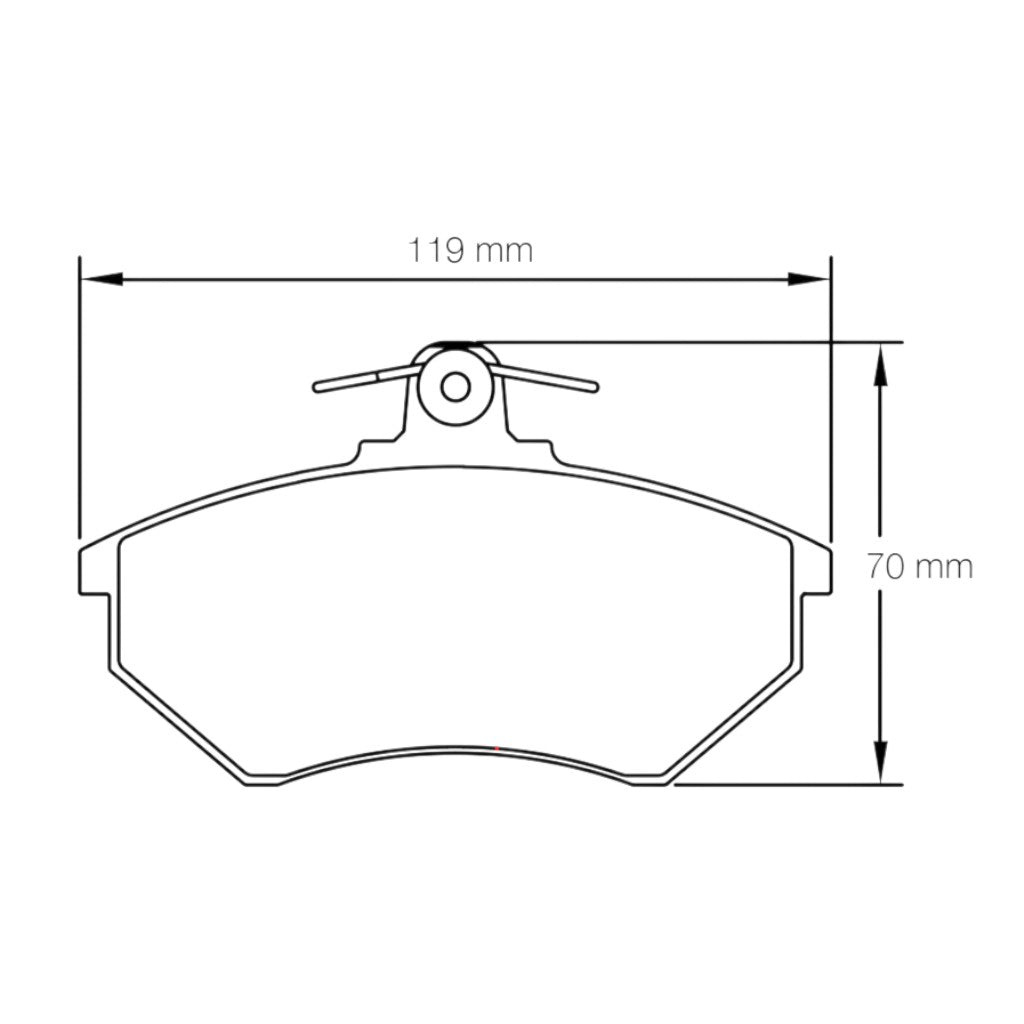 PAGID 1744-RSH29E Brake Pads Photo-1 