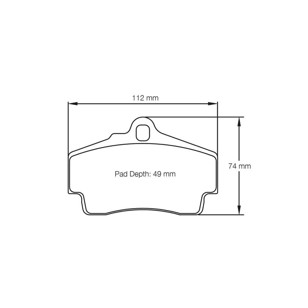 PAGID 2406-RSL1 Rear Brake Pads RSL1 for PORSCHE Cayman S / GTS (981) / Bosxter S / GTS (981) Photo-1 