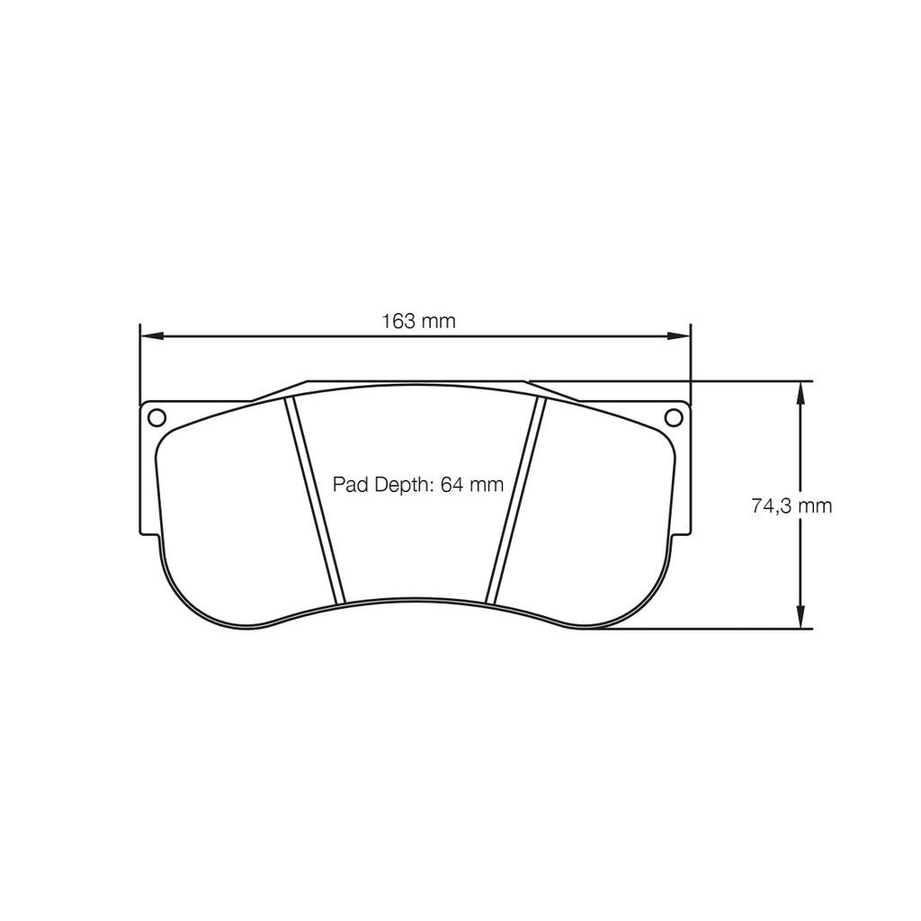 PAGID 2565-RSL29 Brake Pads for Caliper AP Racing CP9665 Photo-1 