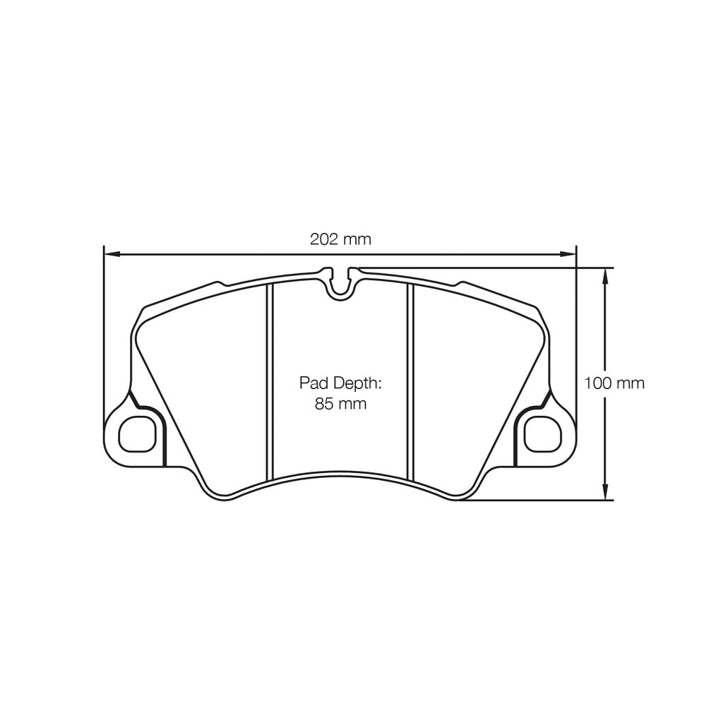 PAGID 4580-RSC1 Front Brake Pads RSC1 for FERRARI F8 Tributo / 488 Pista / 458 Speciale Photo-1 