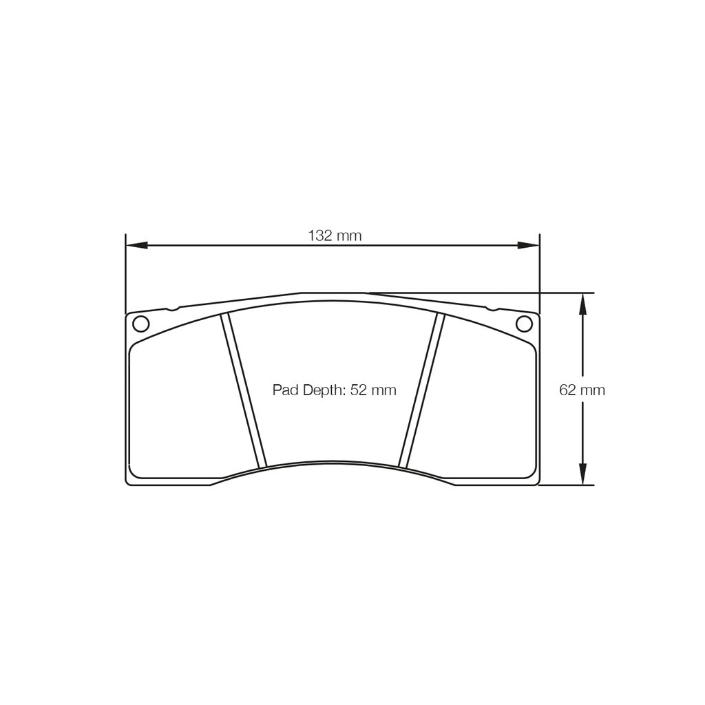 PAGID 4912-RST2E Brake Pads RST2E for Caliper Alcon CAR68 (4423) Photo-1 