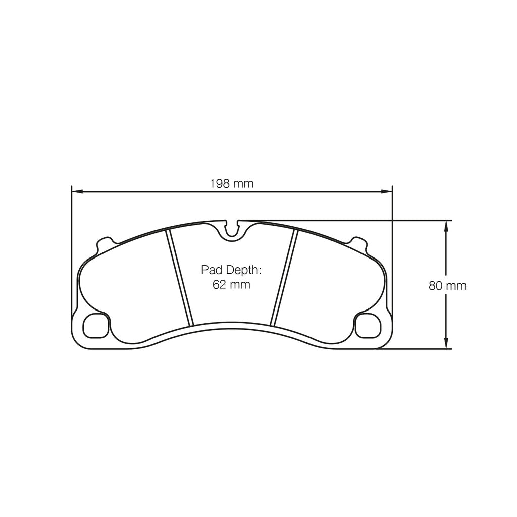 PAGID 4924-RSL1 Front Brake Pads RSL1 for PORSCHE 911 GT3 / Turbo (992) / GT3 / GT3RS (991) Photo-1 