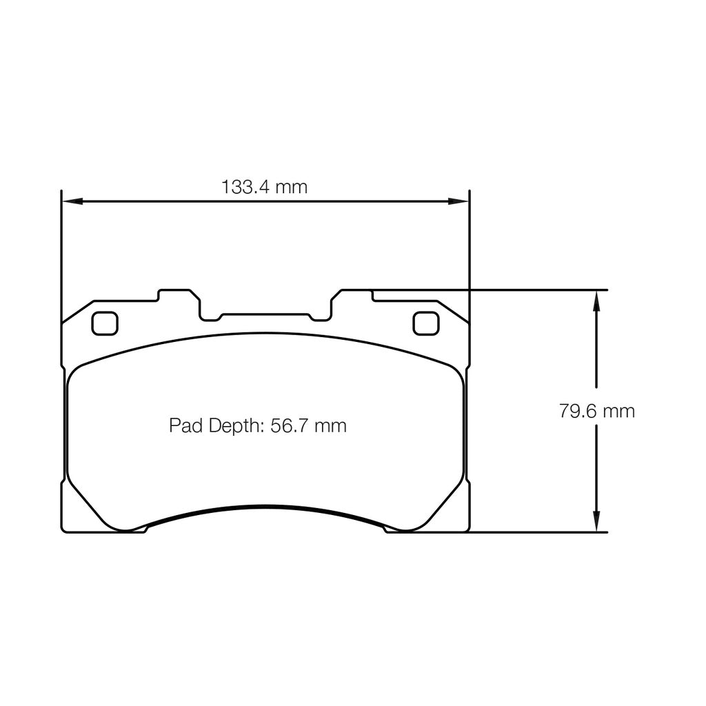 PAGID 8299-RST5E Front Brake Pads RST5E for TOYOTA GR Yaris (GXPA16) / GR Corolla (E210) Photo-1 